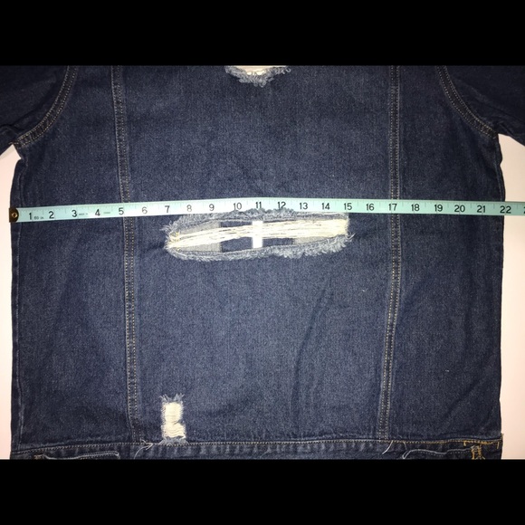 The Style Between Us Rip Jean Jacket Oversize - Picture 9 of 11